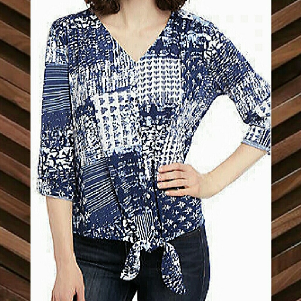 🦄New Directions XL Boho Blouse